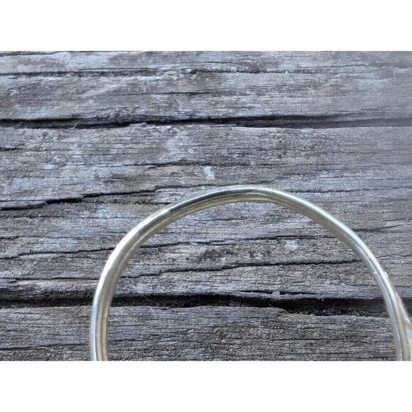 Vintage Flower Glass Ring, Size 10 1/2 Ring - Picture 4 of 10